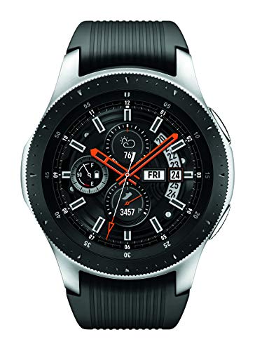 Samsung Galaxy Watch smartwatch (46mm, GPS, Bluetooth) – Silver/Black (US Version with Warranty)