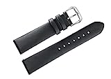 20mm Black Luxury Spun Silk Watch Straps Unique Elegant Simple Dress Designed with Quick-Release Spring Bars/Pins
