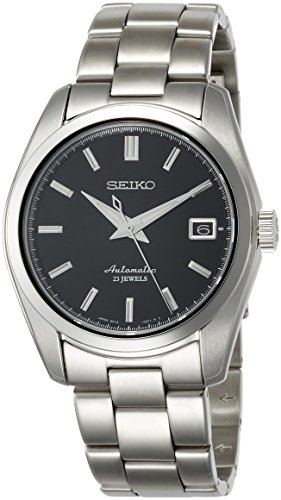 Seiko Men's Japanese-Automatic Watch with Stainless-Steel Strap, Silver, 20 (Model: SARB033)