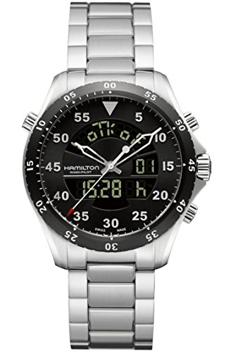 Hamilton Khaki Aviation Flight Timer Quartz Men's Quartz Watch H64554131