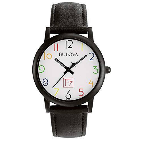 Bulova Men's 98A103 Frank Lloyd Wright White Dial Watch