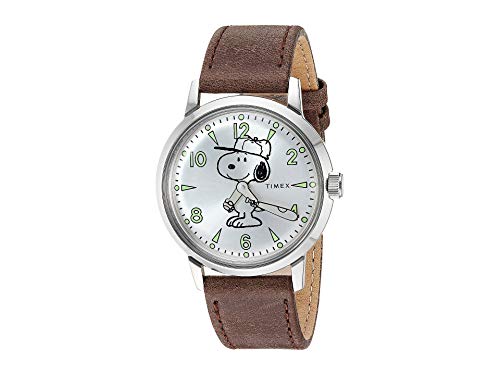 Timex Marlin Snoopy Silver/Brown One Size