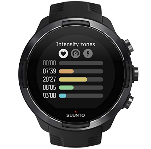 Suunto 9 Baro Durable Multisport GPS Watch with Barometric Altitude and Wearable4U Power Pack Bundle (Black)
