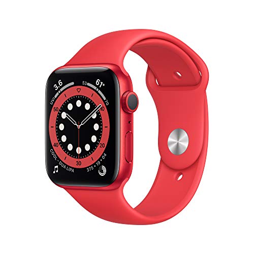 New Apple Watch Series 6 (GPS, 44mm) - (Product) RED - Aluminum Case with (Product) RED - Sport Band