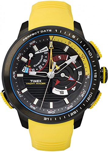 Timex Intelligent Quartz TW2P44500 Mens Yacht Racer Yellow Chrono Watch
