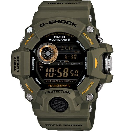 Casio G-Shock Rangeman Master Of G Series Stylish Watch - Green/One Size