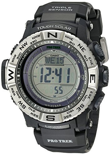 Casio Men's Pro Trek PRW-3500-1CR Solar Powered Atomic Resin Digital Watch