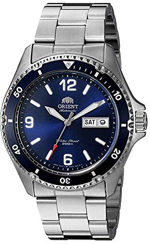 Orient Men's 'Mako II' Japanese Automatic Stainless Steel Diving Watch, Color:Silver-Toned (Model: FAA02002D9)