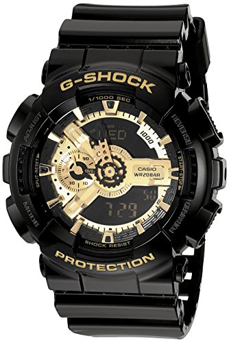 G-Shock Men's X-Large Combi GA110 Black/Gold Watch
