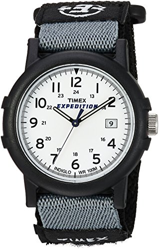 Timex Men's T49713 Expedition Camper Analog Quartz Black/White Watch