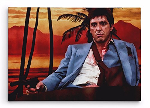 OneCanvas Al Pacino Scarface Premium Thick-Wrap Canvas Wall Art Print (32x48in.)