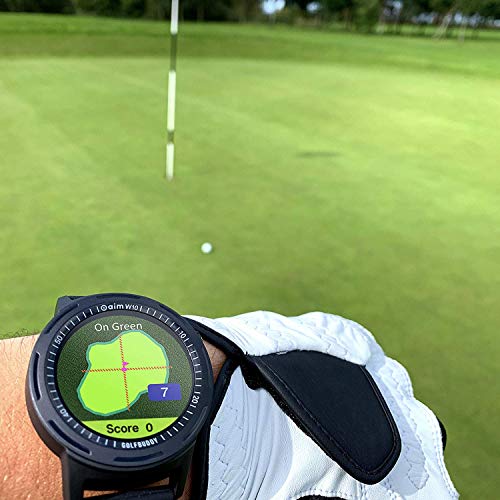 Golf Buddy Aim W10 GPS Watch aim W10 Golf GPS Watch, Black, Medium