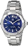 TAG Heuer Men's Swiss Quartz Stainless Steel Casual Watch, Color:Silver-Toned (Model: WAY1112.BA0928)