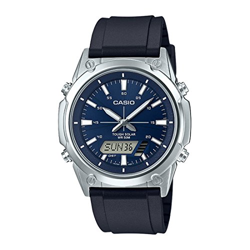 Casio AMWS820-2AV Silver Silicone Quartz Fashion Watch