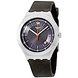 Swatch Irony Tic-Green Grey Dial Silicone Strap Unisex Watch YWS425