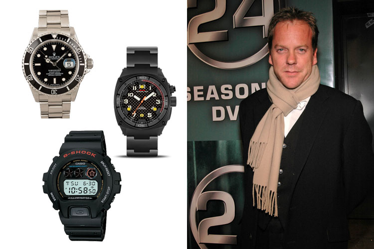 Watches Worn on 24 - Jack Bauer - Kiefer Sutherland Cover
